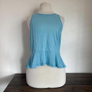 Hollister Light Blue Sleeveless Tank Top Medium